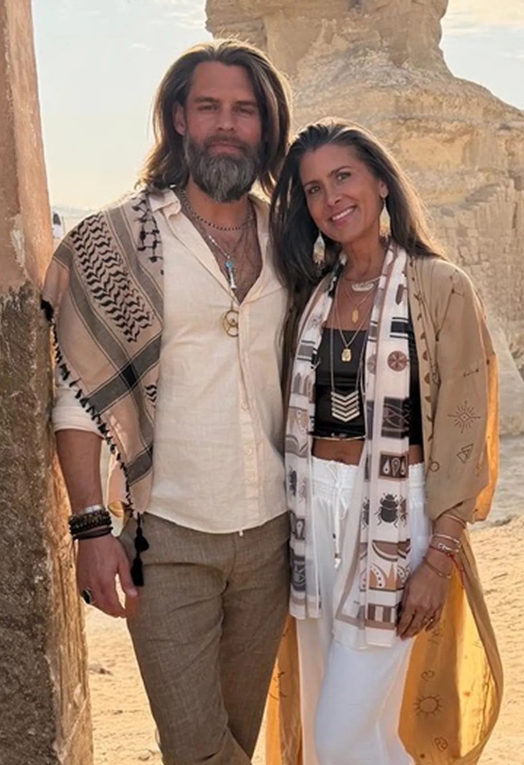 Deborah and Brandon Yager at the Sphinx