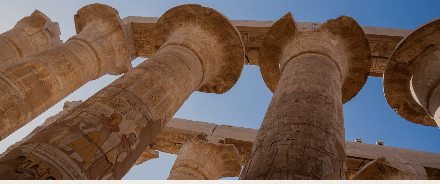 Temple columns of Karnak
