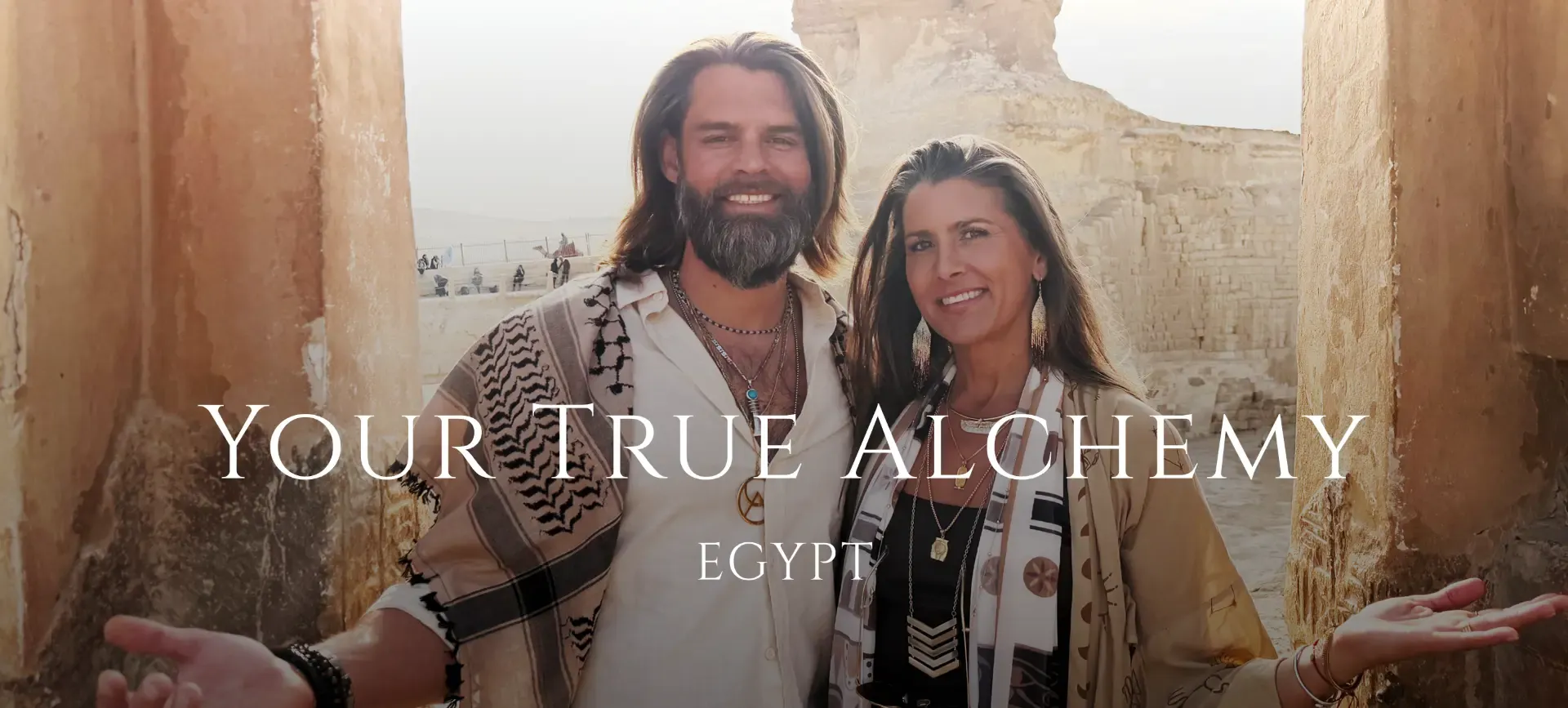 Deborah and Brandon Yager at the Great Sphinx