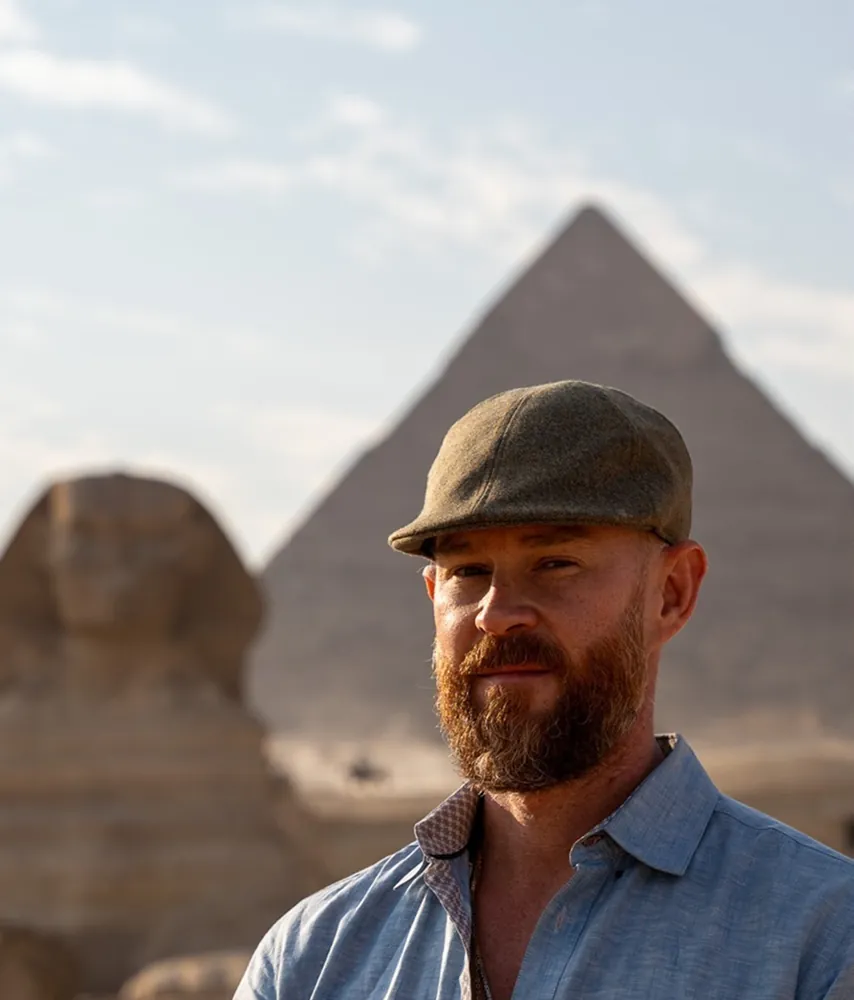 Participant wearing a cap at the Sphinx