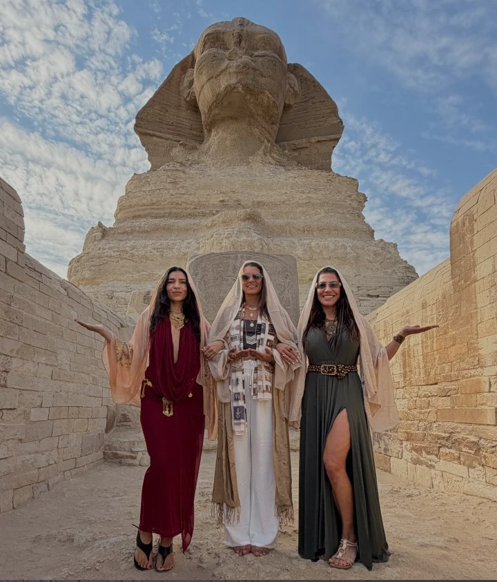 Standing before the Sphinx